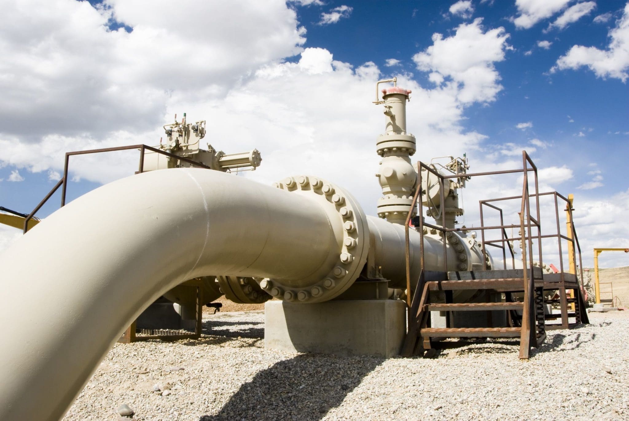 Natural Gas Pipeline in Wyoming Photo by Jim Parkin
