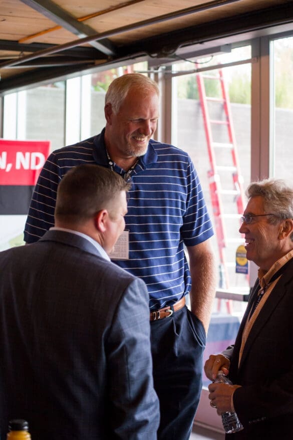 Retired NBA All-Star Mark Eaton, Utah Jazz (left) and Hero Partners Chairman, Rob Ryan, Bitterroot Valley, MT (right)