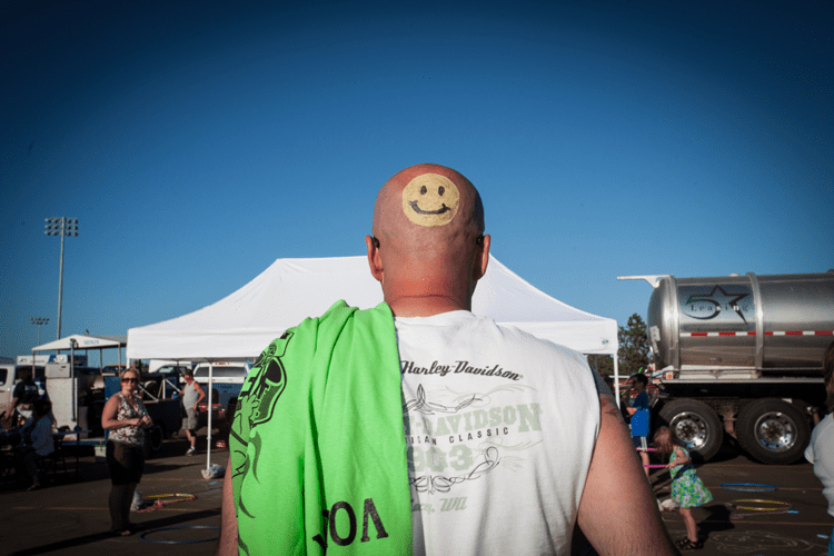 BBQ’s always bring out the festive side of the community.