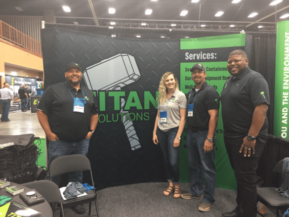 Team members from Titan Solutions 