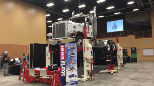 Stertil Koni demonstrating their skills at the Energy Expo