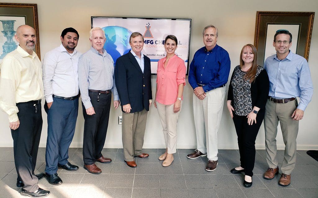 SOCMA CEO Jennifer Abril Visits MFG Chemical; MFG CEO Keith Arnold Continues on SOCMA Board; MFG Co-Sponsors SOCMA Week Activities in New Orleans.
