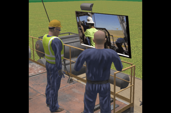 Qbit VR Drilling Platform Training Situations and Qbit VR Training – Photo courtesy of Qbit Technologies