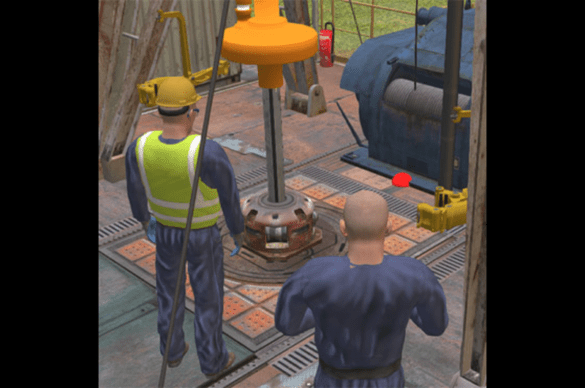 Qbit VR Drilling Platform Training Situations and Qbit VR Training – Photo courtesy of Qbit Technologies