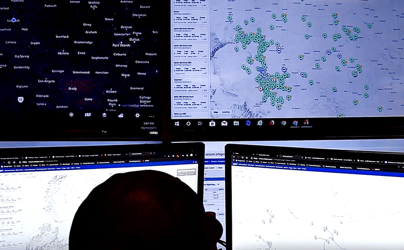 The human element of the autonomous oilfield allows a small number of technicians at a central location to monitor hundreds of wells across thousands of acres. This improves operations, reduces downtime and makes each person more efficient.