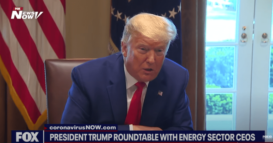 WHITE HOUSE ROUNDTABLE: President Trump meets with energy sector CEOs