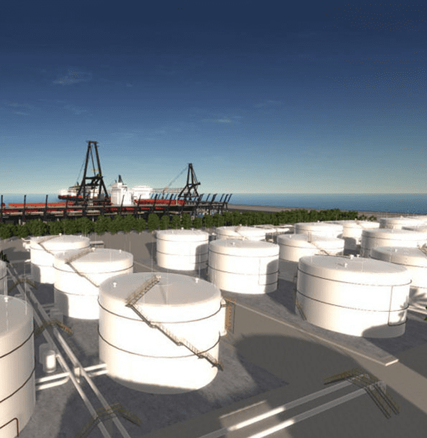 Unigine VR Refinery Model. Photo courtesy of Unigine