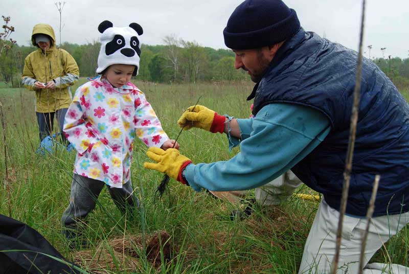 Earth Day Girl Scout Tree Planting.