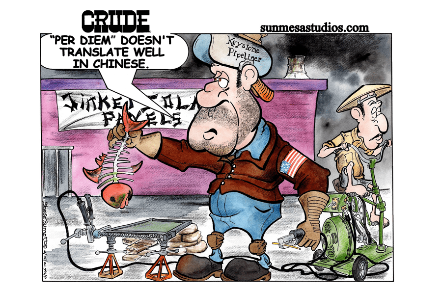 Oilman Cartoon