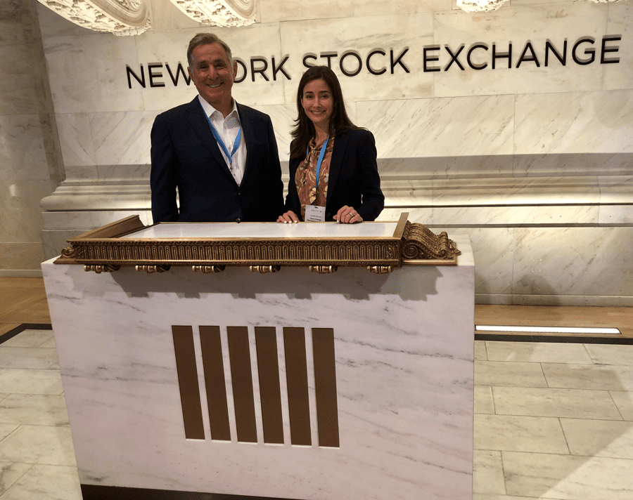 Randy with daughter Camille Nichols at NYSE.