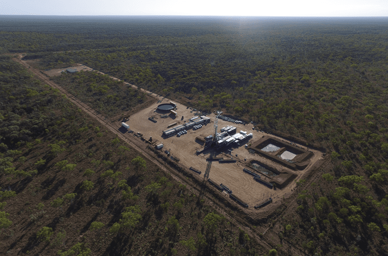 Aeral shot of Tamboran Resources location. Photos courtesy of Tamboran Resources.