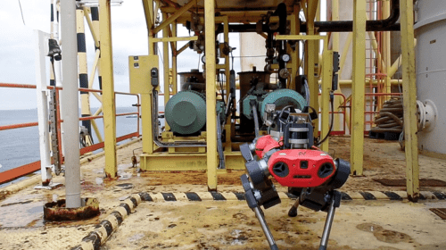 ANYmal C legged robot offshore inspection petronas. Photos courtesy of ANYbotics.