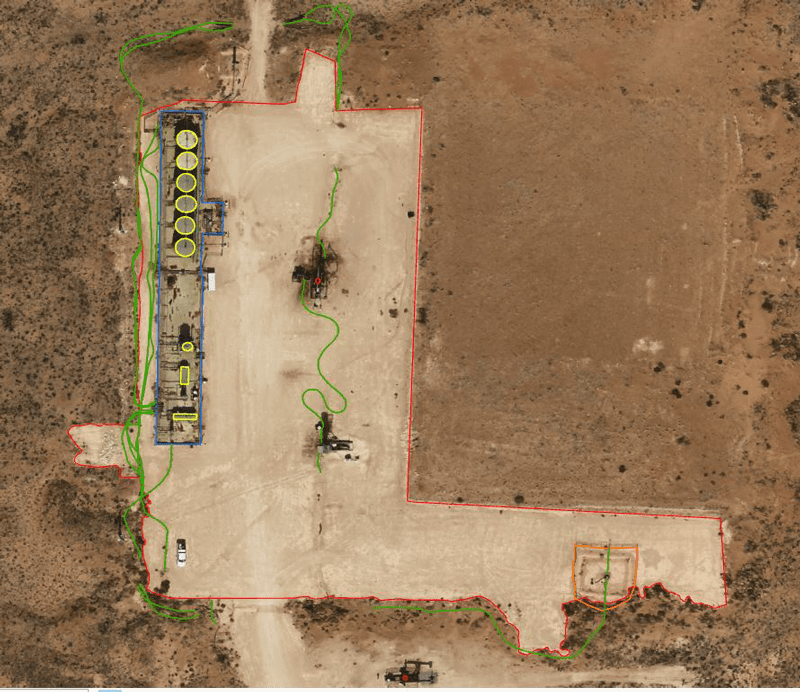 Taking identical photos at intervals helps companies quickly identify changes that could require rethinking development plans. They can also be used to monitor construction progress or encroachment of new structures.