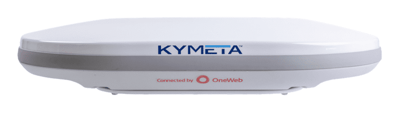Kymeta Hawk u8 terminal, which uses OneWeb’s Low Earth Orbit network