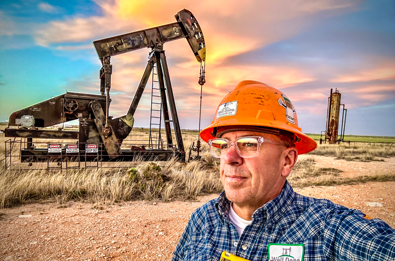 Curtis Shuck presenting another project in the Permian Basin in New Mexico.