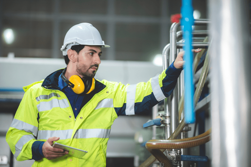 Mobile devices allow workers to access digital work instructions, respond to safe stops and checks, and consult historical information and instructional documentation.
