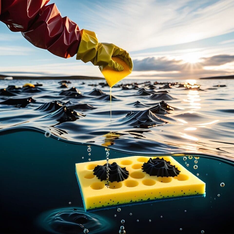 Researchers Develop Reusable “Sponge” for Soaking Up Marine Oil Spills – Even in Chilly Northern Waters