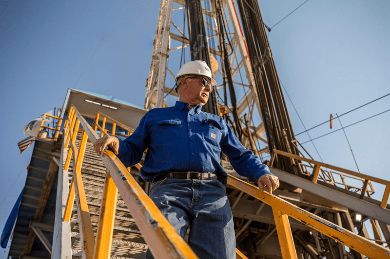 Rick Muncrief on location in the Permian Basin. Photos courtesy of Rick Muncrief.