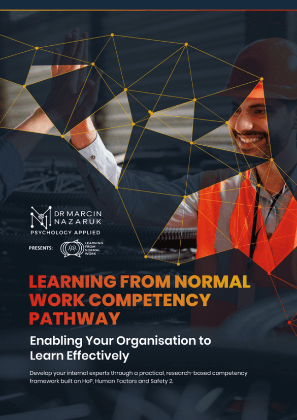 Learning From Normal Work Example Learning from Normal Work Program Provides Pathway to Enhanced ...