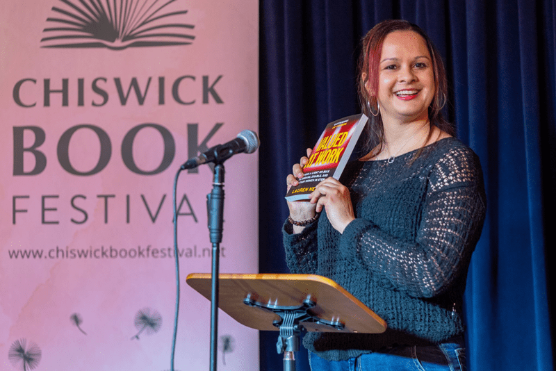 Lauren Neal at the Chiswick Book Festival in Chiswick, London, UK (September 11, 2024).