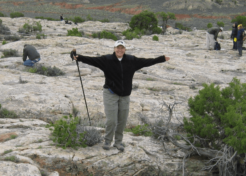 Teaching petroleum engineering field camp in northwest Colorado outside of Rangely, CO. 2006.