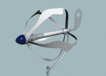 A spherical wind turbine has been developed