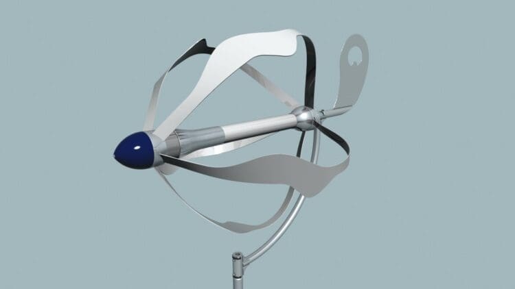 A spherical wind turbine has been developed