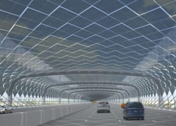 Big project solar panels