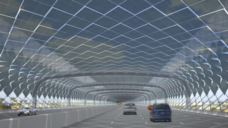 Big project solar panels
