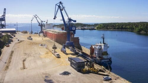 Oxelösund port sees rise in traffic