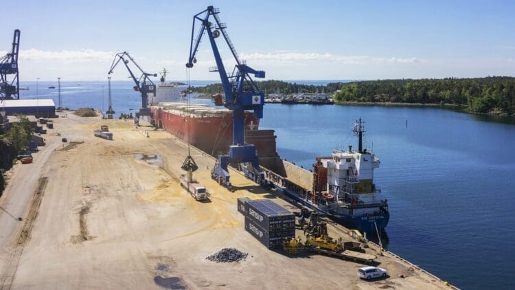 Oxelösund port sees rise in traffic