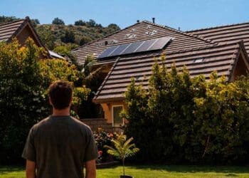 a solar-powered home