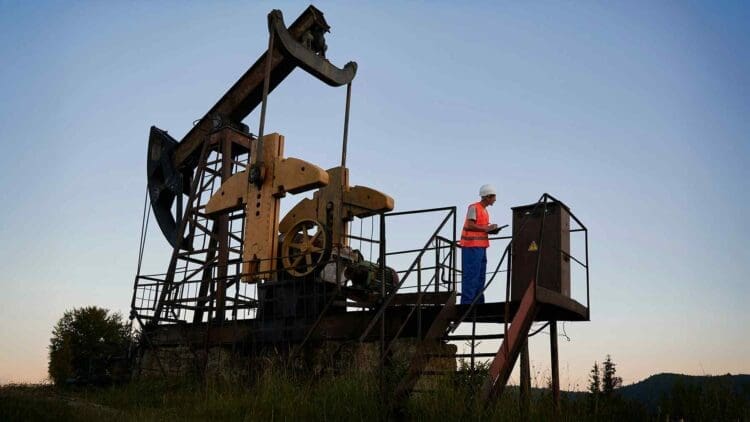 BLM lease, oil and gas rig