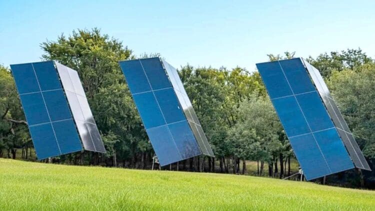 3D solar panel towers