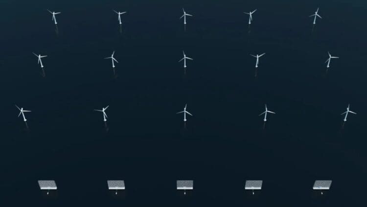 offshore wind-powered eolic hydrogen system