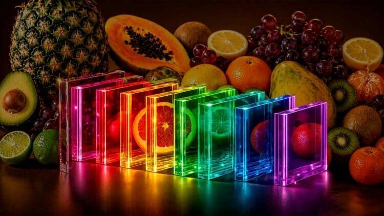 solar panel material derived from fruit