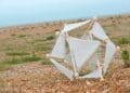 It looks like a crumpled ball of paper in the wind until it starts spinning and helping crops grow 3 landbased biomimetic system rolling in wind