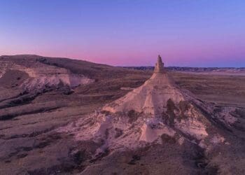 vast rock formation with hidden energy