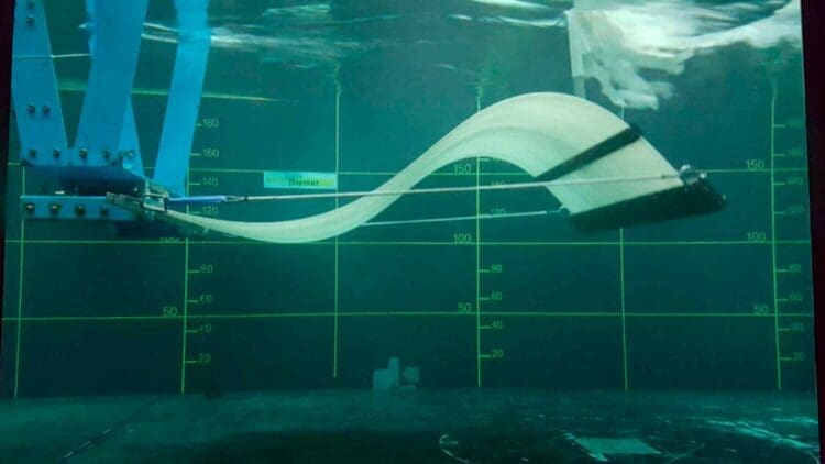 tidal turbine under water
