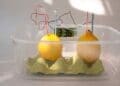 two connected lemons serving as biodegradable battery