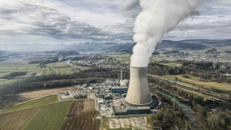 nuclear facility cooling tower