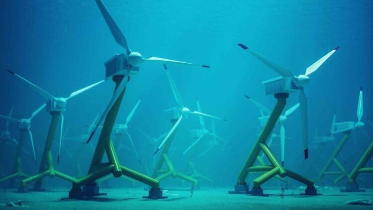 RWE installation of first offshore wind turbine