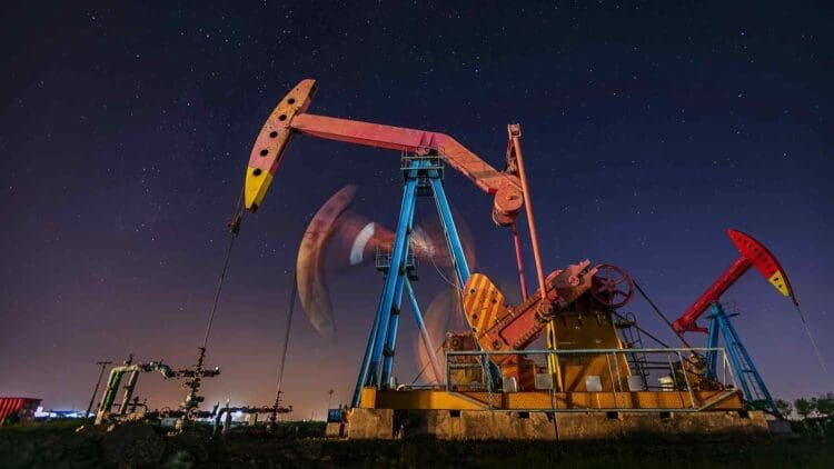 Pumpjacks oil field