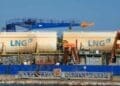 LNG containers port