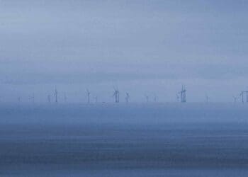 offshore wind turbine farm