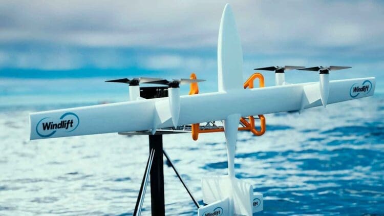 stationed flying turbine drone