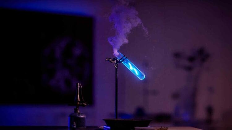 in-lab energy experiment showing magnetism behavior