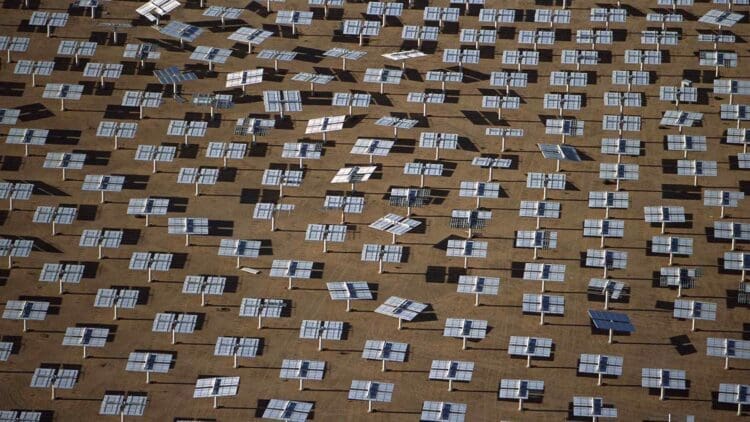 solar panel farm