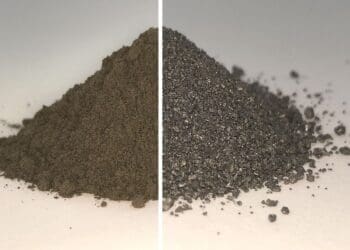 comparison of moon surface dust