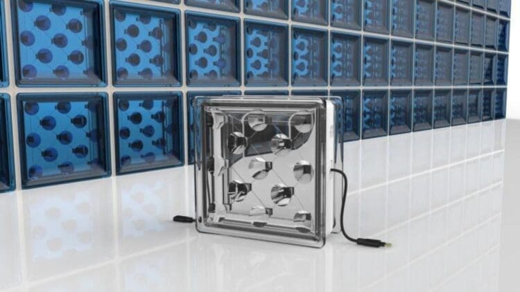 glass solar brick